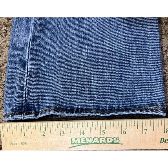 Levi’s 501 Jeans Mens 35x34 Blue Denim Button Fly Made in Egypt Used - Picture 14 of 15